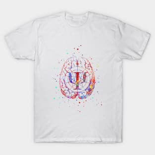 Psychology symbol and brain T-Shirt